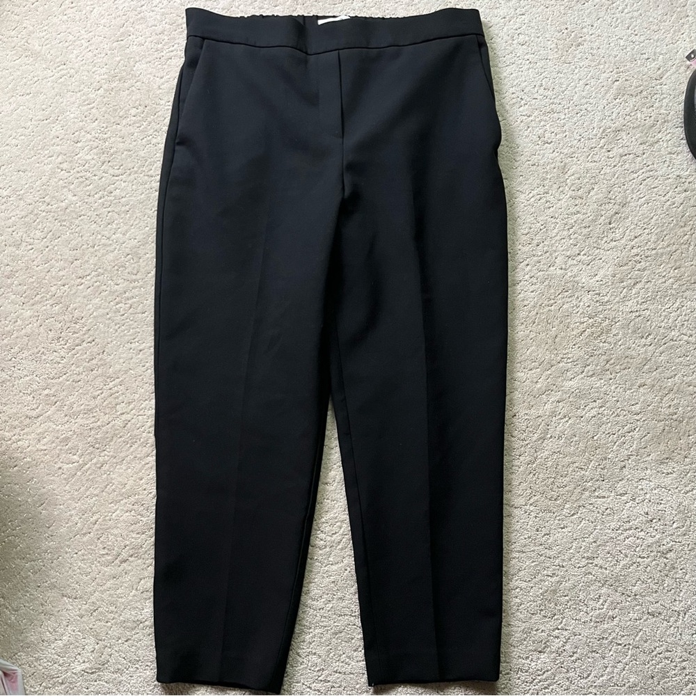 Babaton Atelier Elastic Waist Black Crop Pants 12